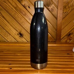 Sleek Black Stainless Steel Bottle by